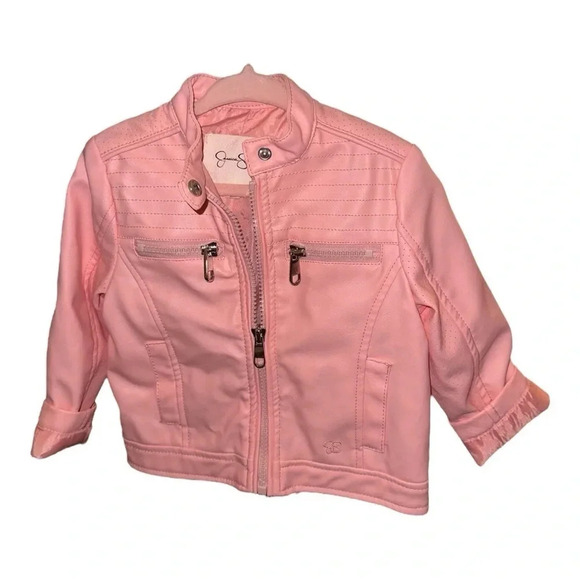 ⭐️NWT⭐️ Jessica Simpson Girl Pink Jacket Size 24 Month Toddler Jacket - Picture 1 of 7